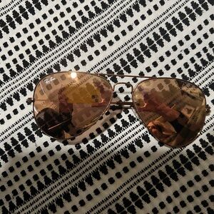 Ray-Ban Brown Aviator Sunglasses
